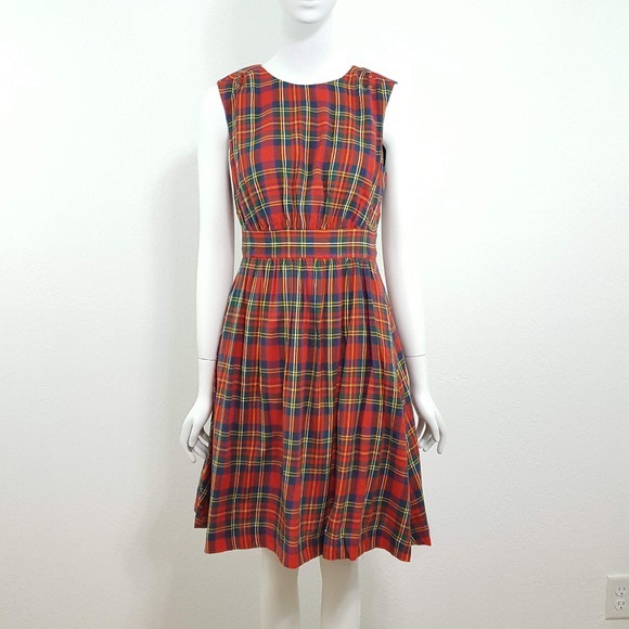 Modcloth Dresses & Skirts - ModCloth Emily and Fin Tartan Plaid Dress M